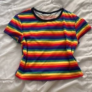 🤍Rainbow Stripe Top🤍